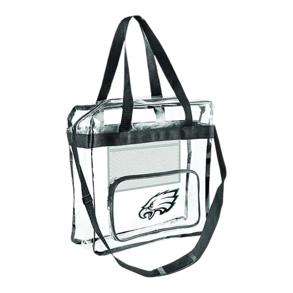 NFL Philadelphia Eagles Stadium Approved Clear Carryall Crossbody Bag